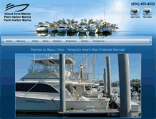 Tablet Screenshot of pensacolamarinas.com
